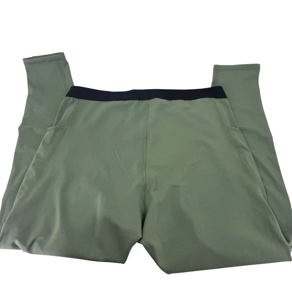 Sweat &‎ Soul Mens XXL Olive Green Compression Pants Training Tights NWT